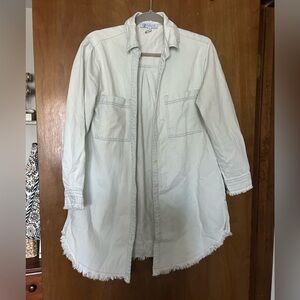 Zele Light Blue Jean Jacket